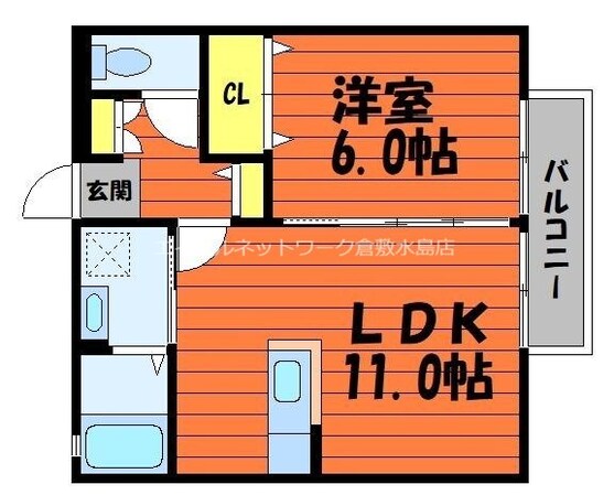 ファルベ　ブルーノの物件間取画像